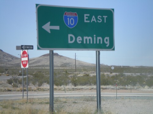 BL-10 West at I-10 East to Deming