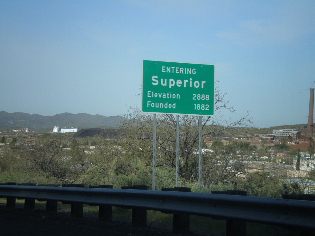 Entering Superior