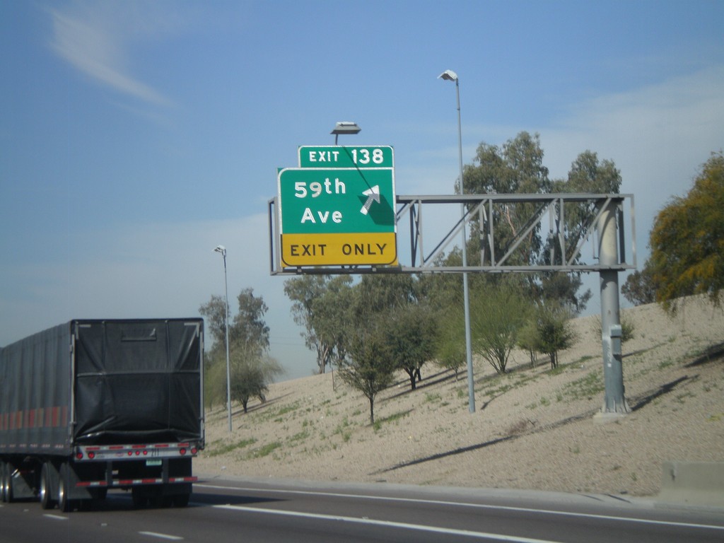 I-10 West - Exit 138