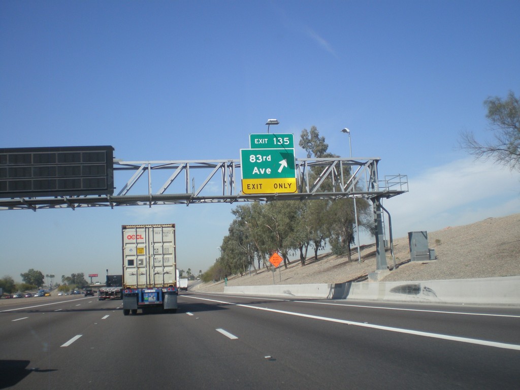 I-10 West - Exit 135