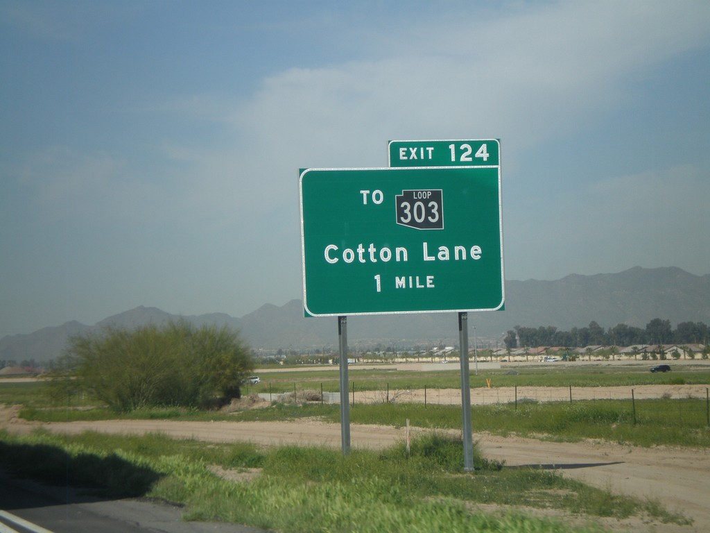 I-10 West Approaching Exit 124