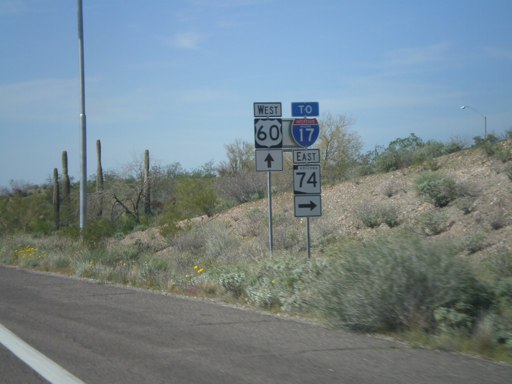 US-60 West at AZ-74/To I-17