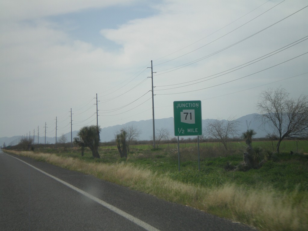 US-60 West Approaching AZ-71