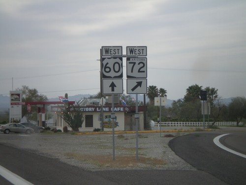 US-60 West at AZ-72 West