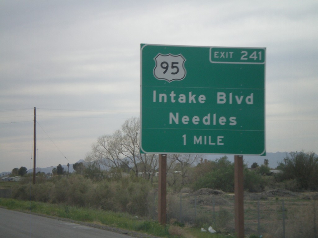 I-10 West Approaching Exit 241