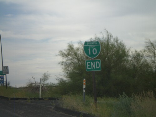 End I-10 Business at I-10 and CA-78