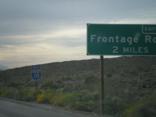 I-10 West Approaching Exit 162