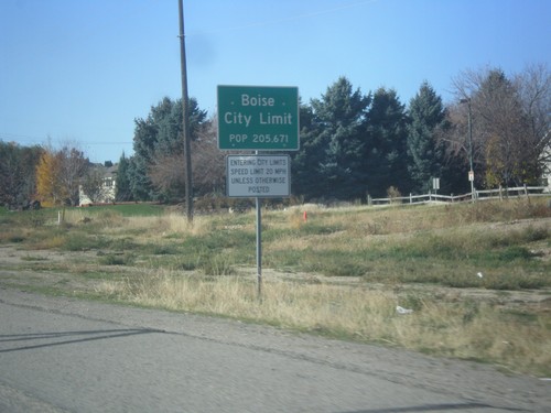 ID-21 West - Boise City Limit