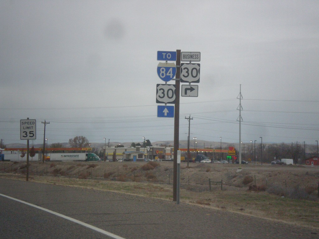 OR-201 North at Bus. US-30 East