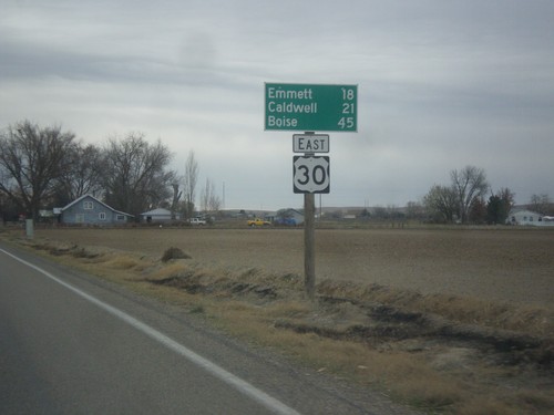 US-30 East - Distance Marker