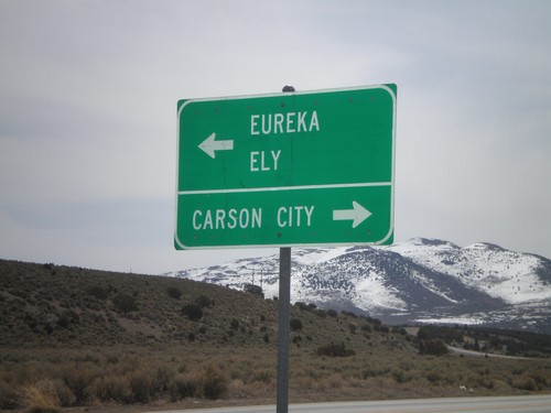 End NV-278 South at US-50