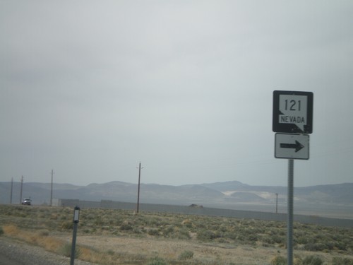 US-50 West Approaching NV-121