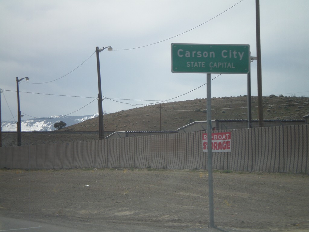 US-50 West - Entering Carson City