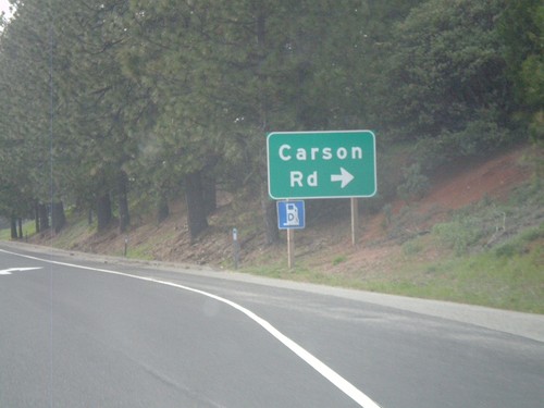 US-50 West Approaching Carson Road