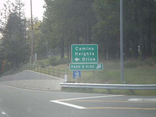 US-50 West at Camino Heights Road