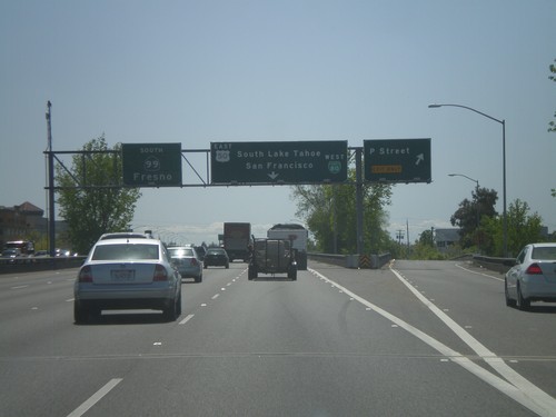 BL-80 West at Exit 6C - Approaching Exit 6A and 6B