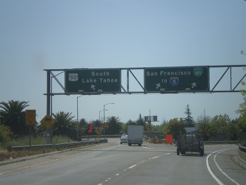 BL-80 West at US-50 on Exit 6A Ramp