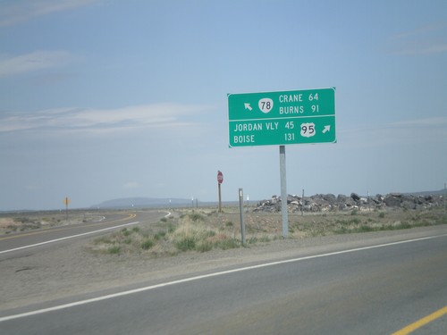 US-95 North at OR-78