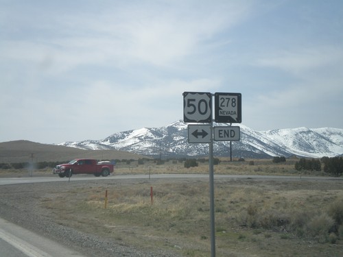 NV-278 South Approaching US-50