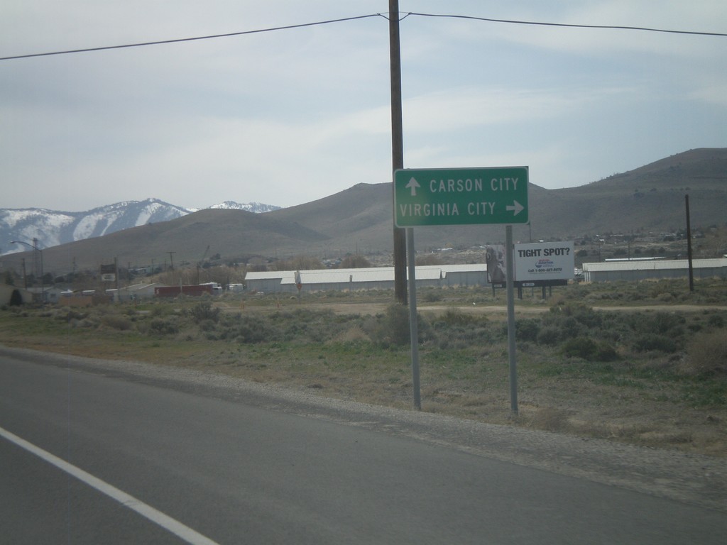 US-50 West Approaching NV-341