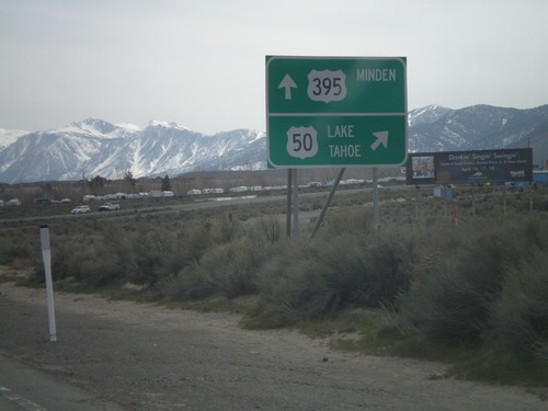 US-395 South/US-50 West at US-50 West