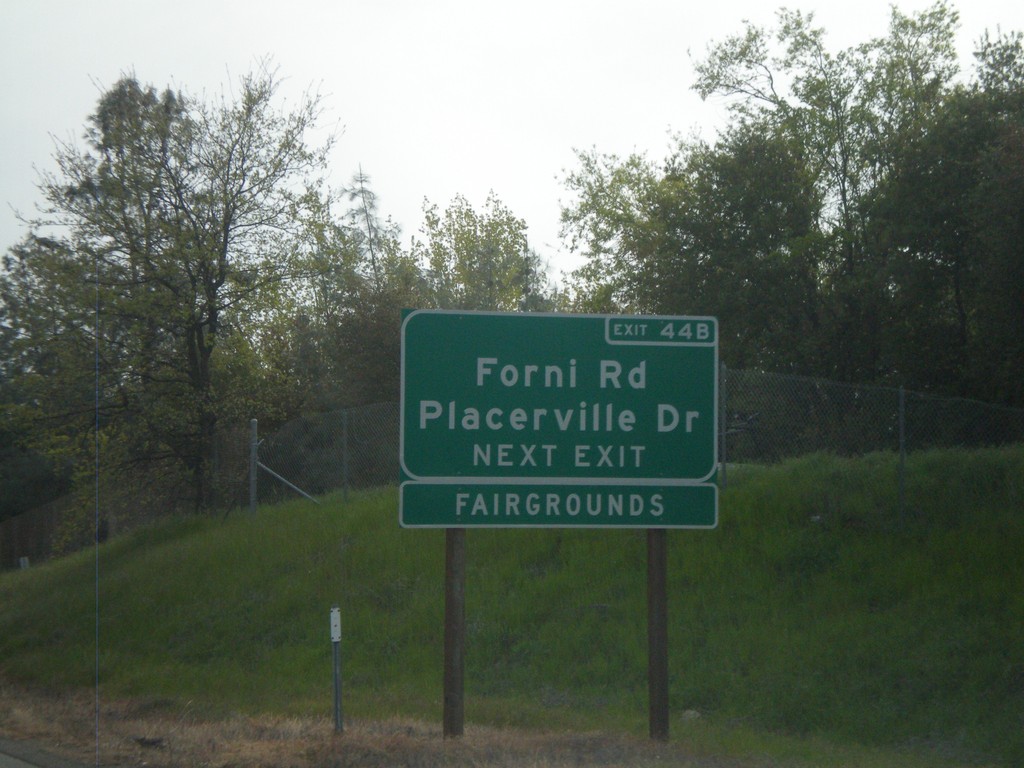 US-50 West Approaching Exit 44B