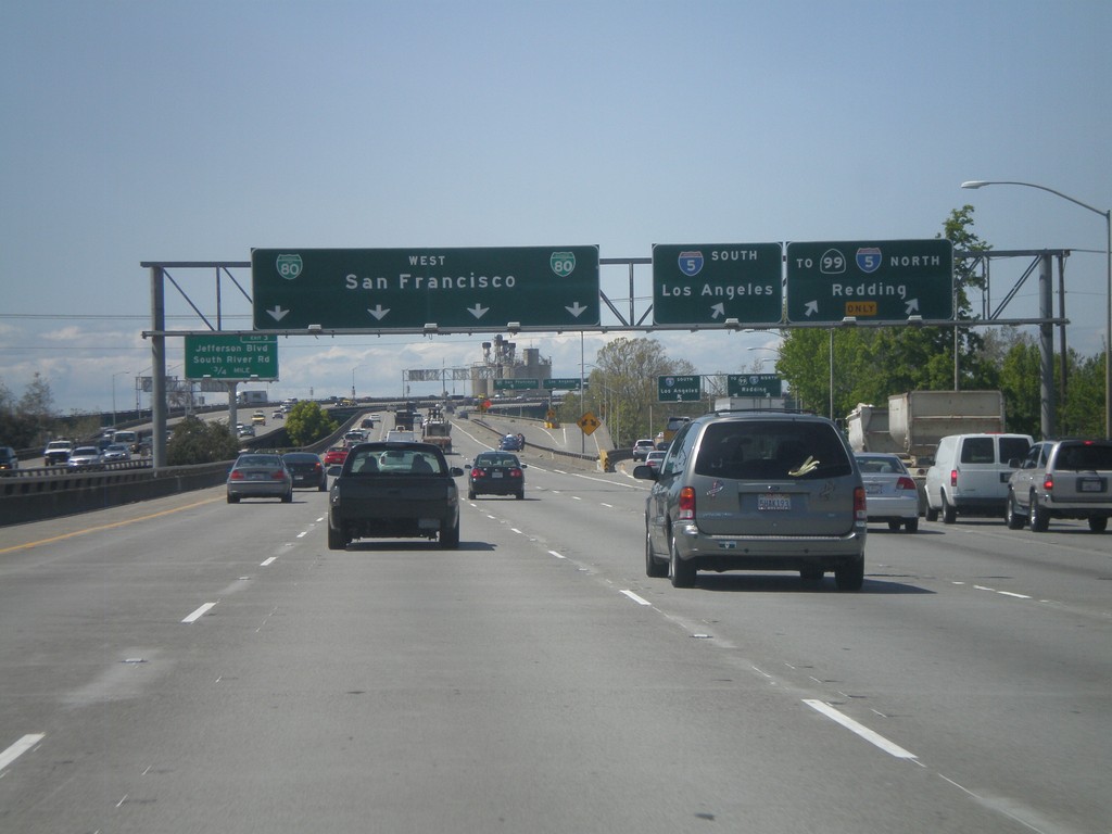 US-50/BL-80 West/CA-99 North - Exit 4A