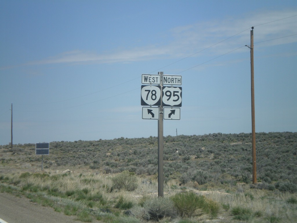 US-95 North At OR-78