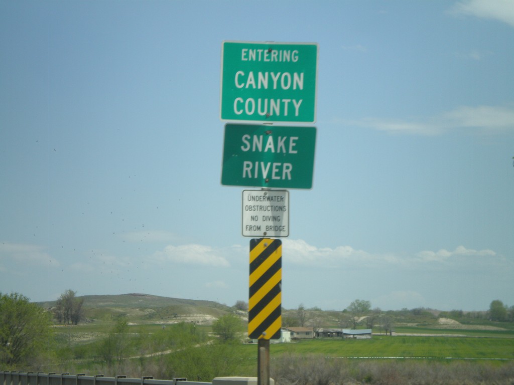 ID-55 North at Canyon County Line