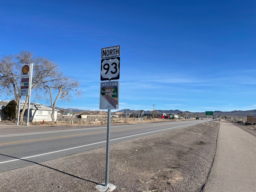 US-93 North - Panaca