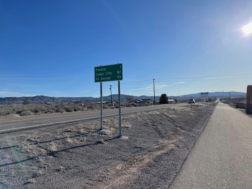 NV-319 East - Distance Marker