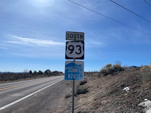 US-93 South - Pioche