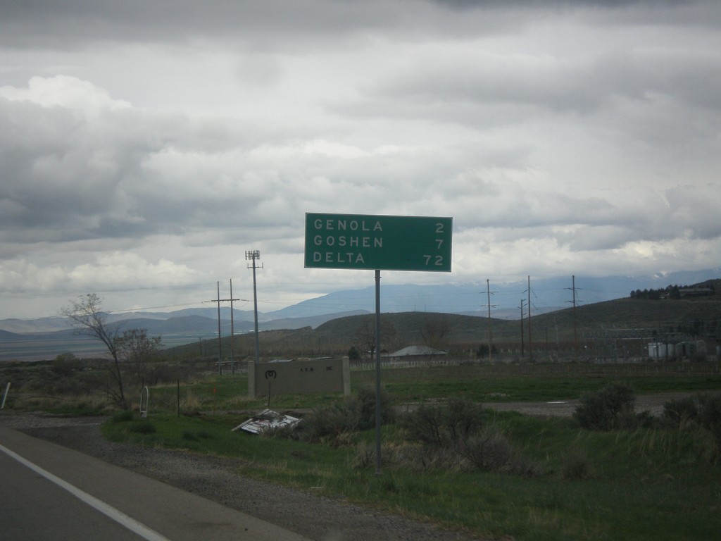 US-6 West - Distance Marker