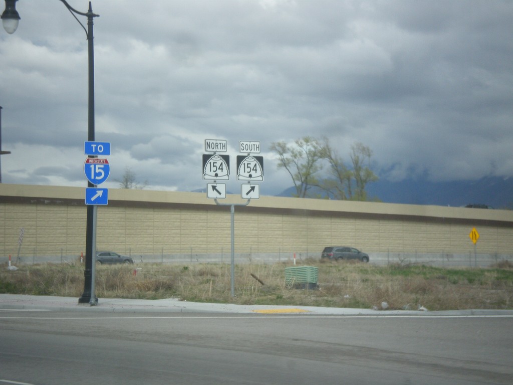 UT-68 North at UT-154 (Bangerter Highway)