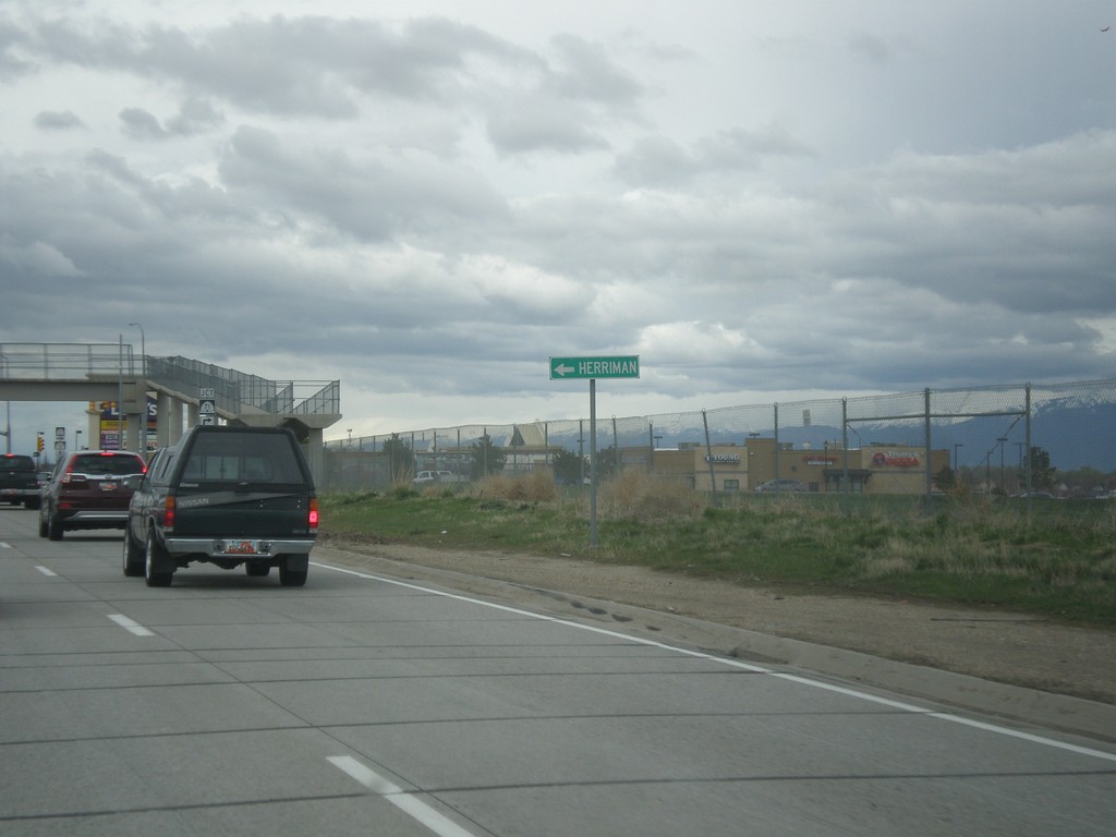 UT-154 North Approaching UT-71 East (12600 South)