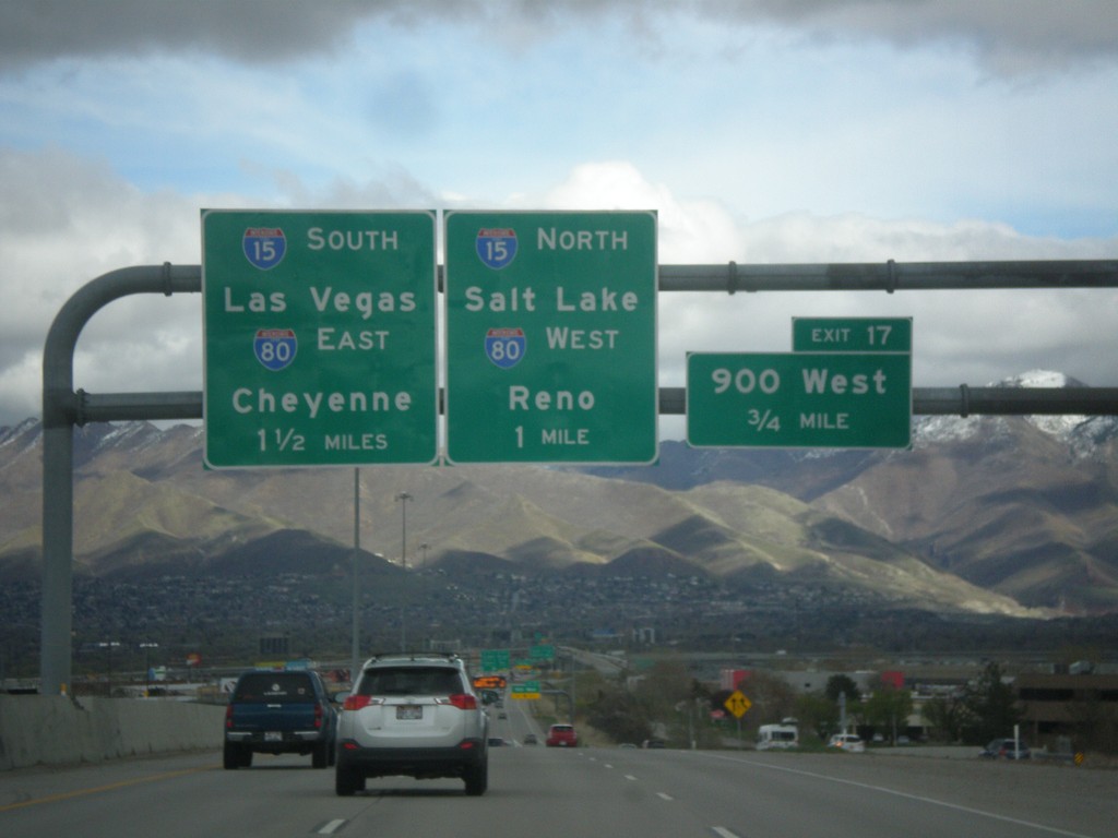 UT-201 East - Exits 17 and I-15/I-80 Jct.