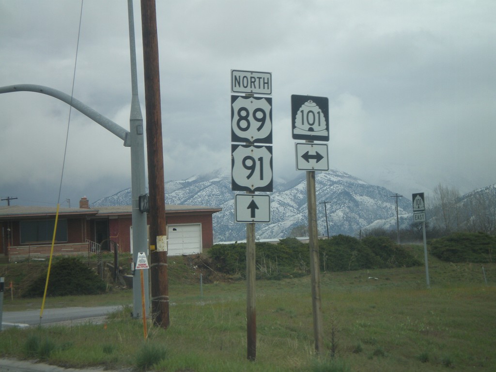 US-89/US-91 North at UT-101