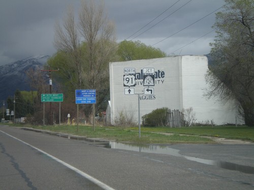 US-91/US-89 North approaching UT-252