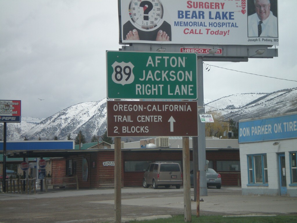 US-30/US-89 - Approaching US-89