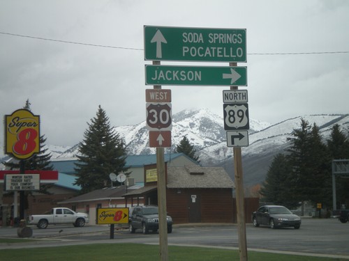 US-89 North/US-30 West at US-89 North