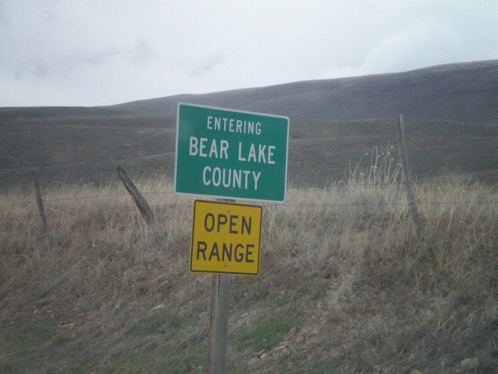 ID-61 North - Entering Bear Lake County