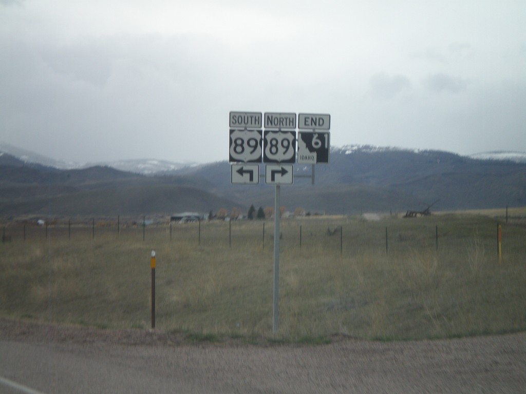 End ID-61 North at US-89