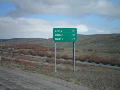 I-15 North - Distance Marker