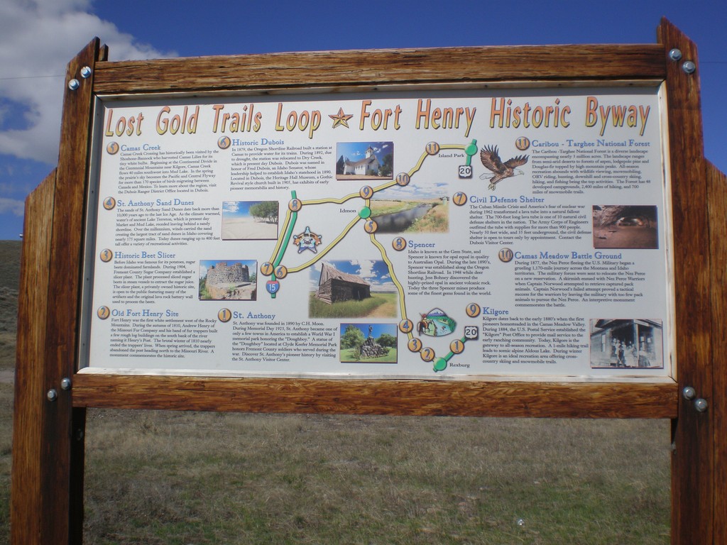 Lost Gold Trails Loop/Fort Henry Historic Byway