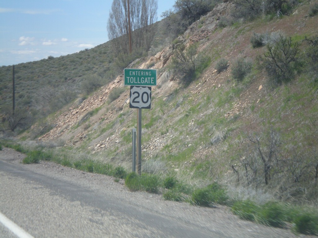 US-20 West - Tollgate