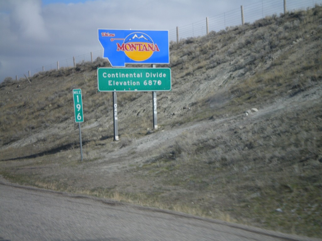 Welcome To Montana - I-15 North