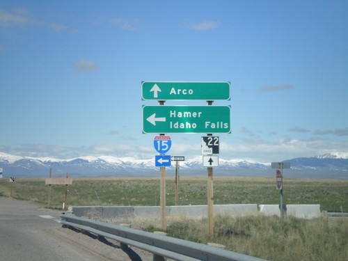 ID-22 West at I-15 South Onramp