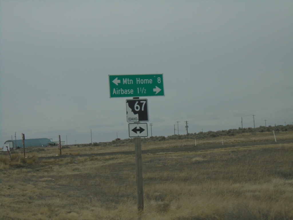 End ID-167 East at ID-67