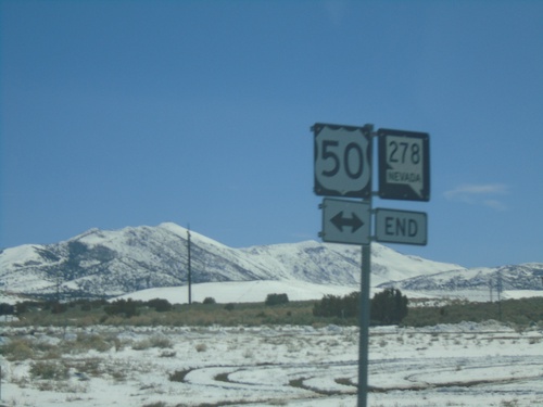 End NV-278 South at US-50