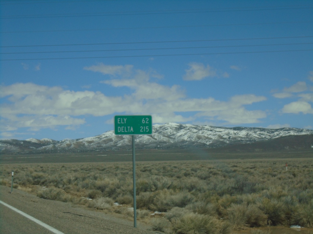 US-50 East - Distance Marker